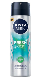 Дезодорант антиперспирант NIVEA MEN Fresh Kick 150мл./83215-1