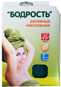 Рукавица массажная Бодрость / С57