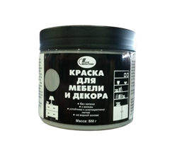 Краска для мебели и декора фисташковый 0,5кг Новбытхим (6219)/17731/1053