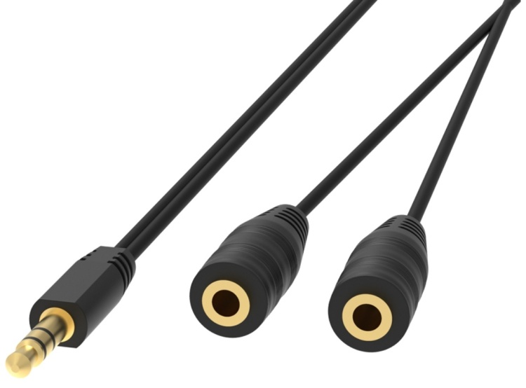 Кабель аудио Ritmix RAS-110, 1 м
