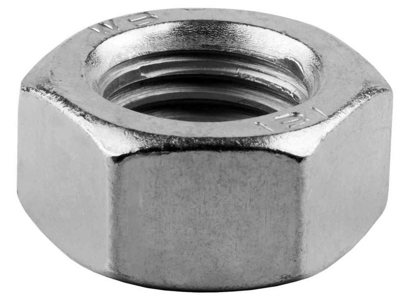 Гайка DIN 934 М4 (белый цинк 25шт) 016031