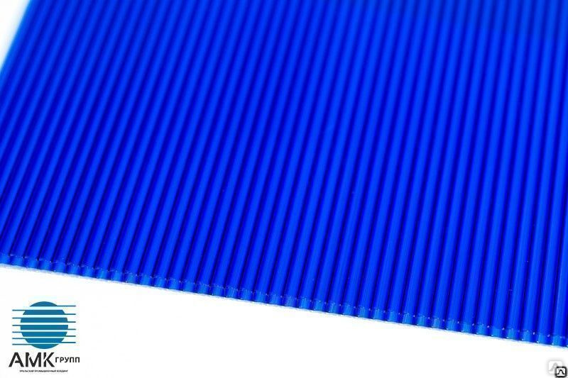 Лист поликарбоната 2100*6000*4 мм Sellex Comfort синий