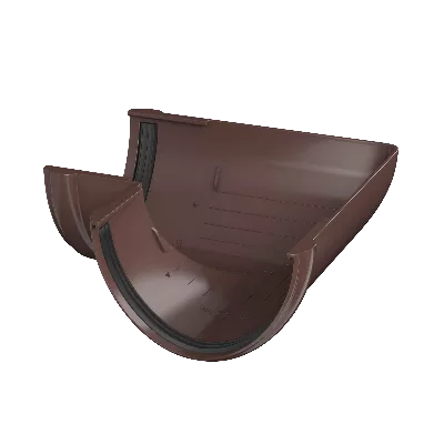 ТН угол желоба 90гр (коричневый)