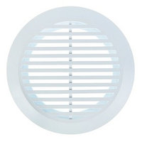 Решетка вентиляционная круглая ERA D145 разъемная с фланцем D100 /10РКФ/2757/171