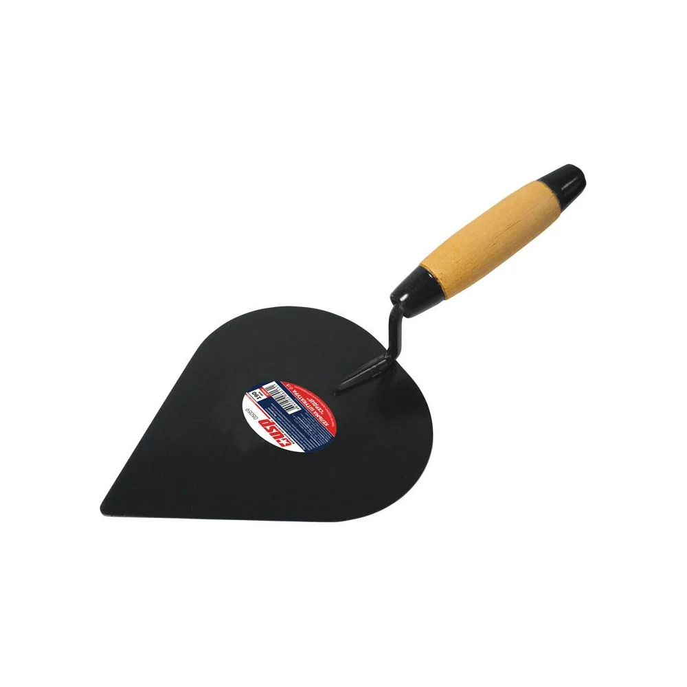 Кельма штукатурная ЭКСПЕРТ "СЕРДЦЕ" углеродистая сталь, деревянная рукоятка 190мм/36219