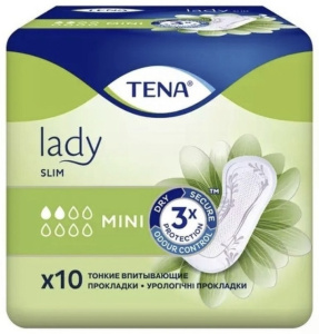 TENA урол. прокладки Lady Ultra Мini 10 шт
