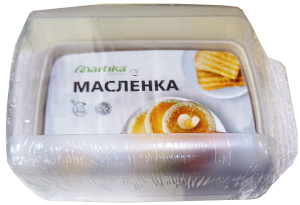 Масленка с прозрачной крышкой /СЗК