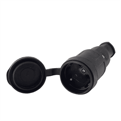 Разъем штепсельный с заглушкой каучук 106-0400-0102