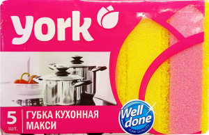 Губка для мытья посуды MAXI 5шт /3004/
