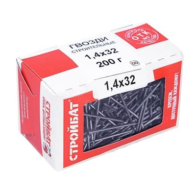 Гвозди 1,4*32 строительные/50311