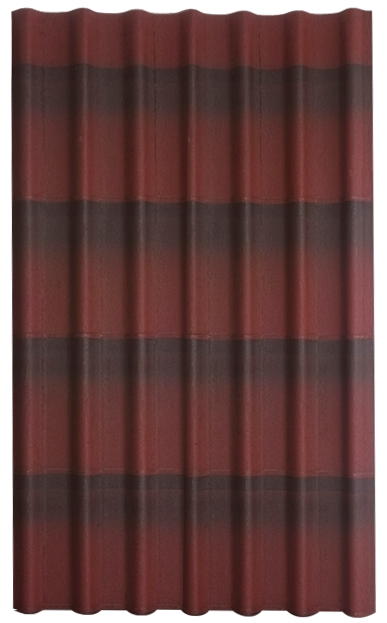 Ондулин Черепица х5 SR-130 1,95*0,95м красный 3D,P7AD4RU300 /Р7АD4