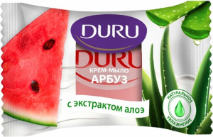 Крем-мыло туалетное DURU Арбуз & Экстракт Алоэ 80 гр /3046