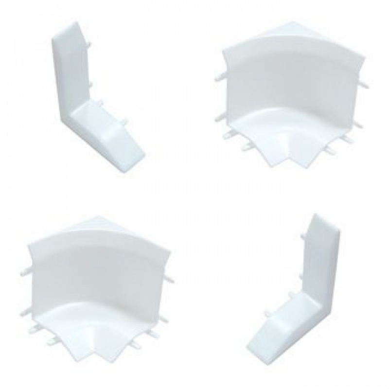 Комплектующие для бордюра универсального Идеал (набор из 4 элем.) 001-0 белый глянцевый/6684