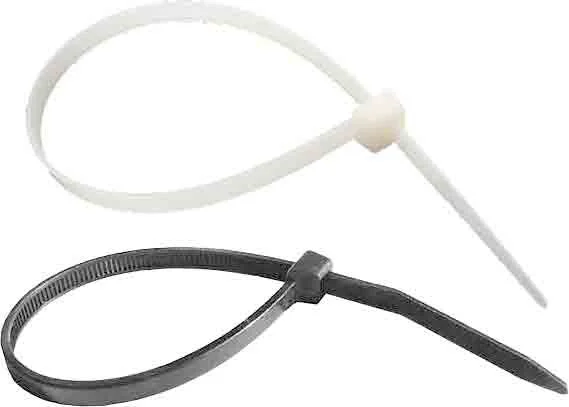 Хомут пластиковый 3,6*200 мм белый 100 шт /Сибртех 45527