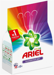 Порошок ARIEL АВТОМАТ 1,5  кг Аква-пудра для цветного