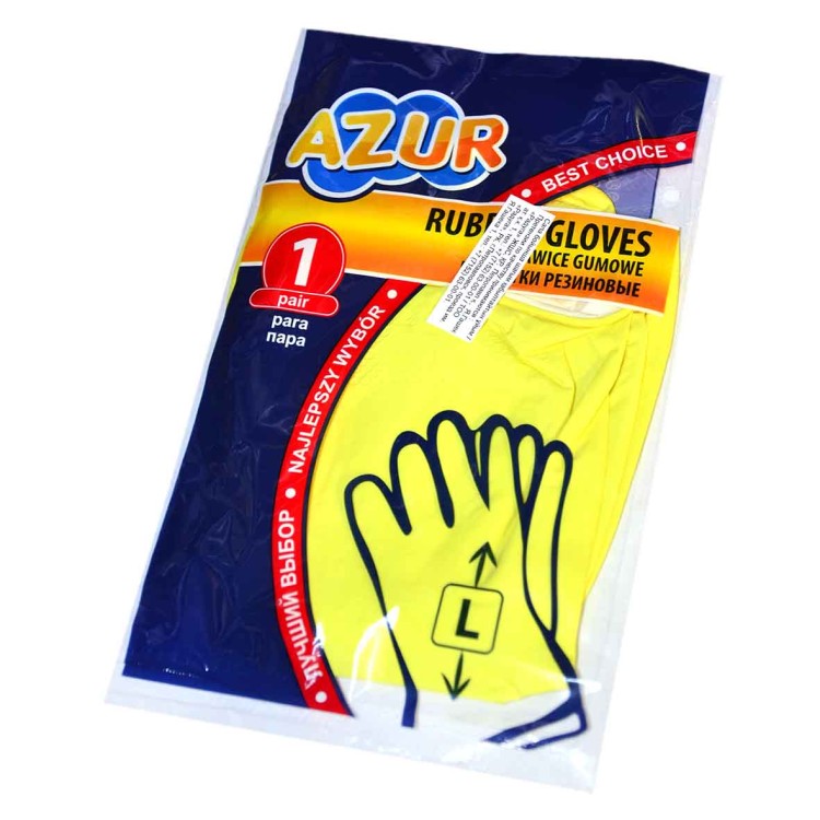 Перчатки резиновые CENTI/AZUR L/ 9211