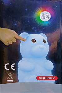 Светильник мягкий-ночник "Медвежонок" Р006