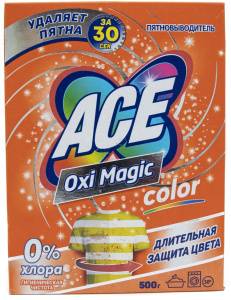 Пятновыводитель ACE OXIMATIC COLOR 500 г