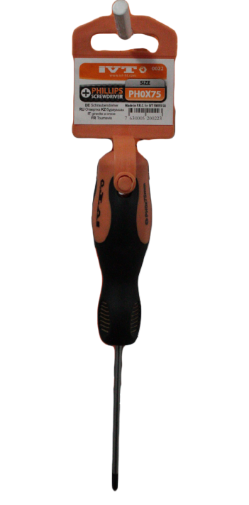 Отвертка IVT с плоским шлицем SL6*150 мм /0011 