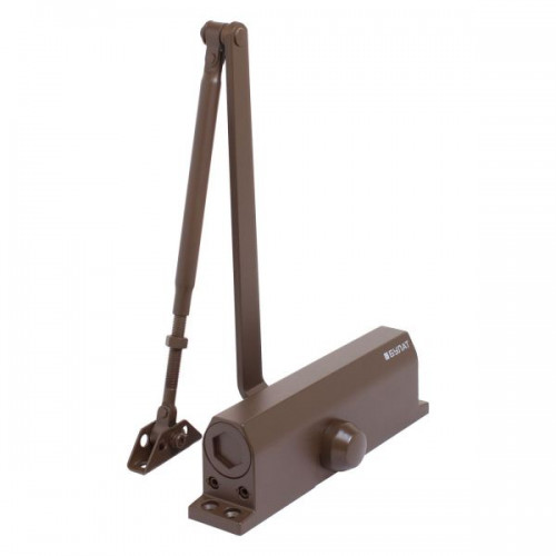 Доводчик дверной ULTIMATE ДД-60 A-C (25-80кг) коричневый, морозостойкий /14919