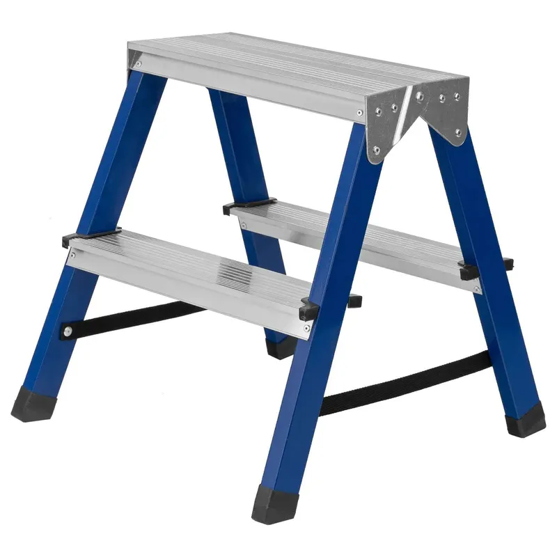 Стремянка двусторонняя 2 ступени, стальная СИБРТЕХ 97932