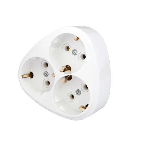 Тройник ромашка 16А с/з  стандарт Zarya/5051