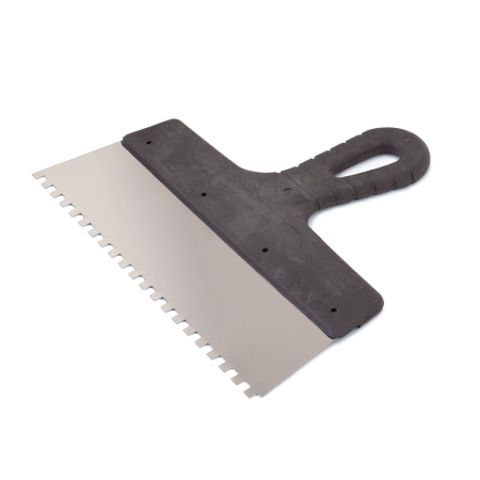 Шпатель зубчатый Эксперт нержав.сталь 150мм 4*4мм/8868