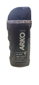 ARKO MEN Гель для душа+шампунь 2в1 BLACK 260 мл/0843