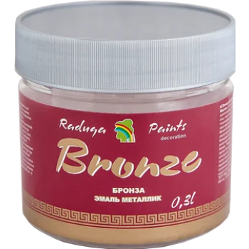Эмаль Bronze декоративная РАДУГА-117 металлик 0,3 л /0099