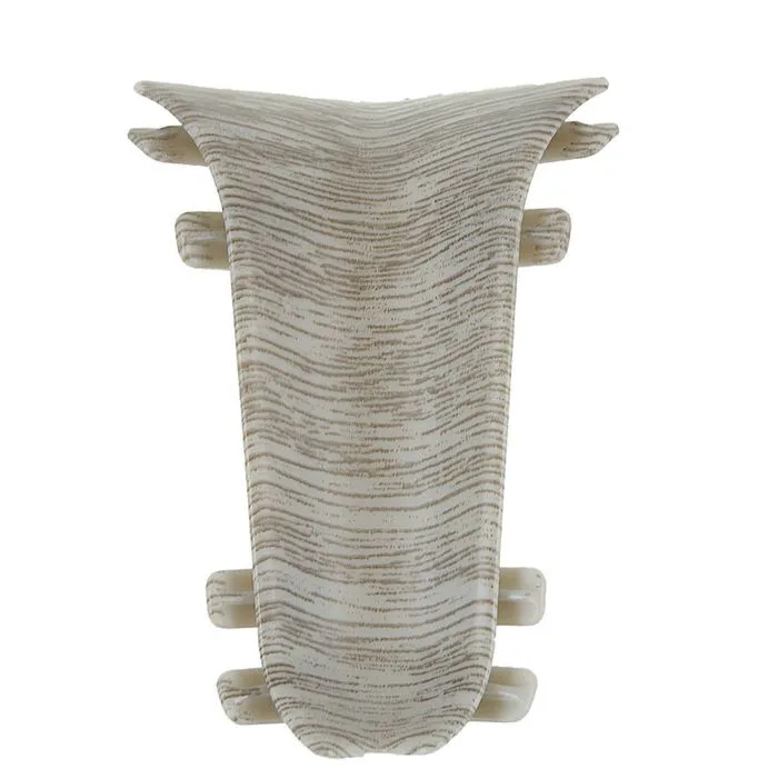 Угол внутренний для плинтуса Идеал 210 Дуб пепельный/4190