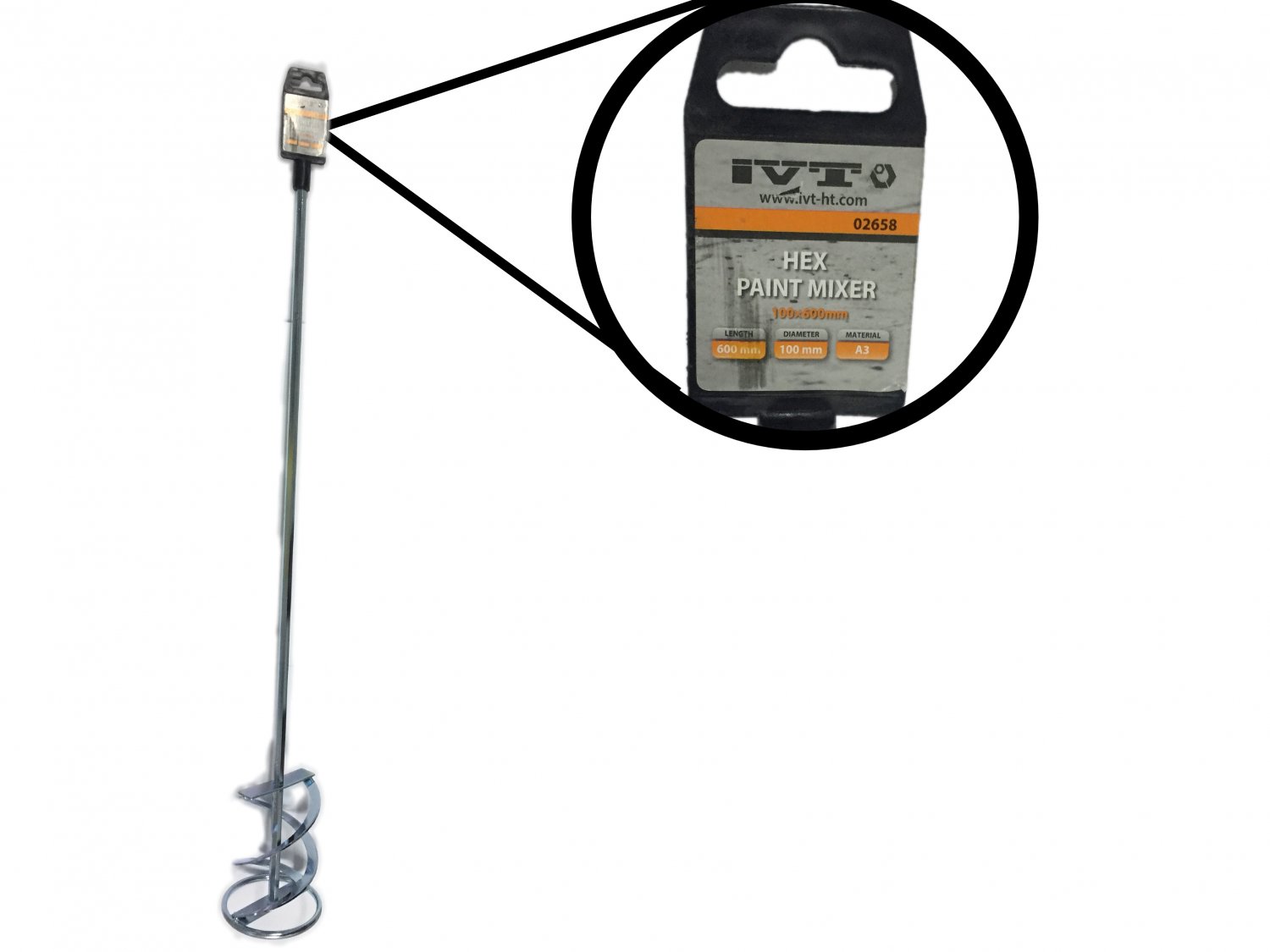 Миксер SDS+ 100*600  IVT 02654