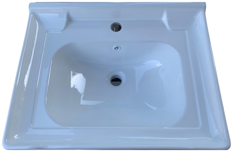 Раковина накладная SANITECO 9070E белый 710*470*190 /235039