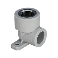 Отвод ППР 25*3/4 внутр. резьба с фланцем Jakko