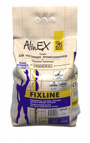 Затирка AlinEX FIXLINE, 2 кг (черная, для швов плитки)/0261