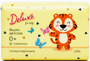 Мыло туалетное 100 гр. TM Deluxe "Детское" Д-Пантенол/р1370