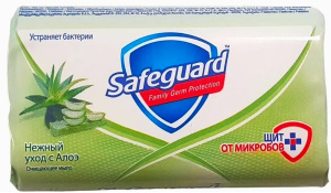 Мыло SAFEGUARD Алоэ 90г