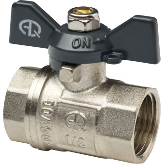 Кран шаровой 20мм (3/4") вн./вн. бабочка /01156/3450 Аqualink/STI