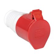 Розетка кабельная 16А 380В 3Р+РЕ ССИ-24 IP44 IEK PSR22-016-4 /33956