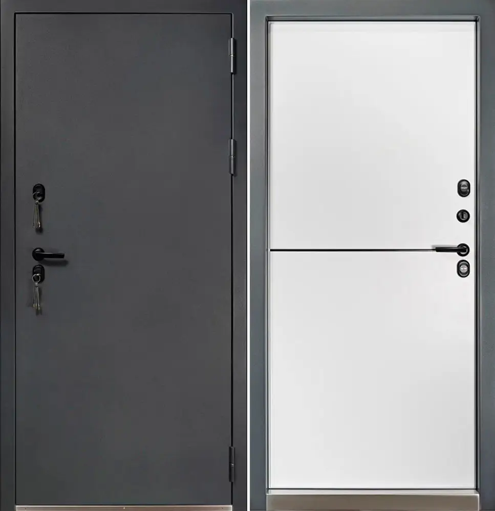 Дверь ТИТАН-2050/860/L 2Ф Арктик графит