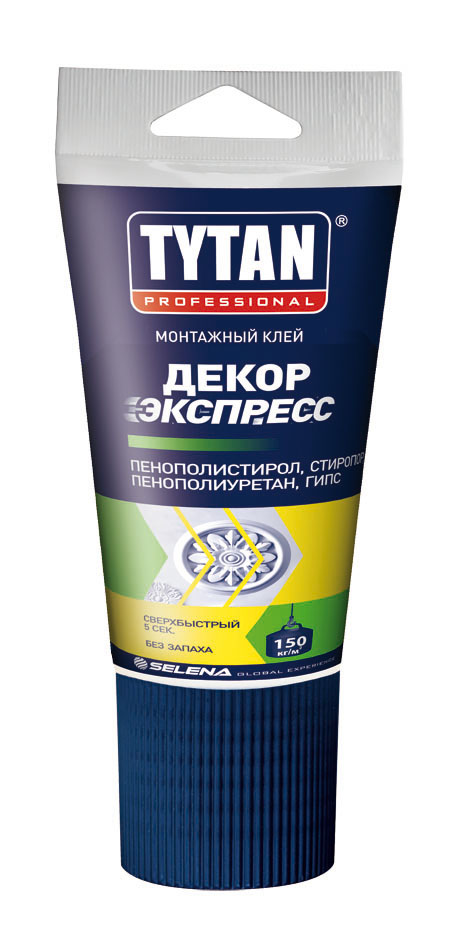 Клей монтажный TYTAN Экспресс Декор 310 гр белый /2298/0310