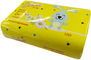 Мыло туалетное 100 гр. TM Deluxe "Детское" ромашка/р1367