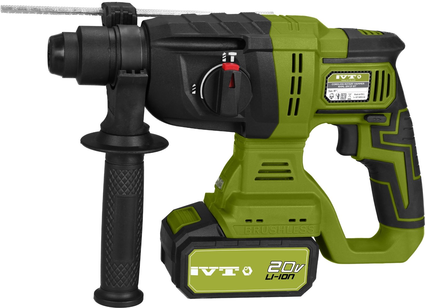 Перфоратор аккумуляторный IVT RHML-20V/2F BMC-FS/7053