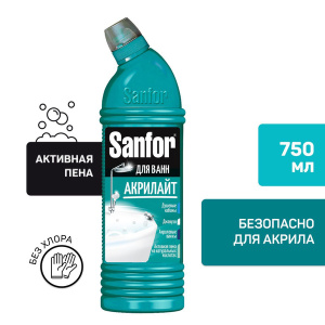Гель для ванн АКРИЛАЙТ "Sanfor" 750мл/23655