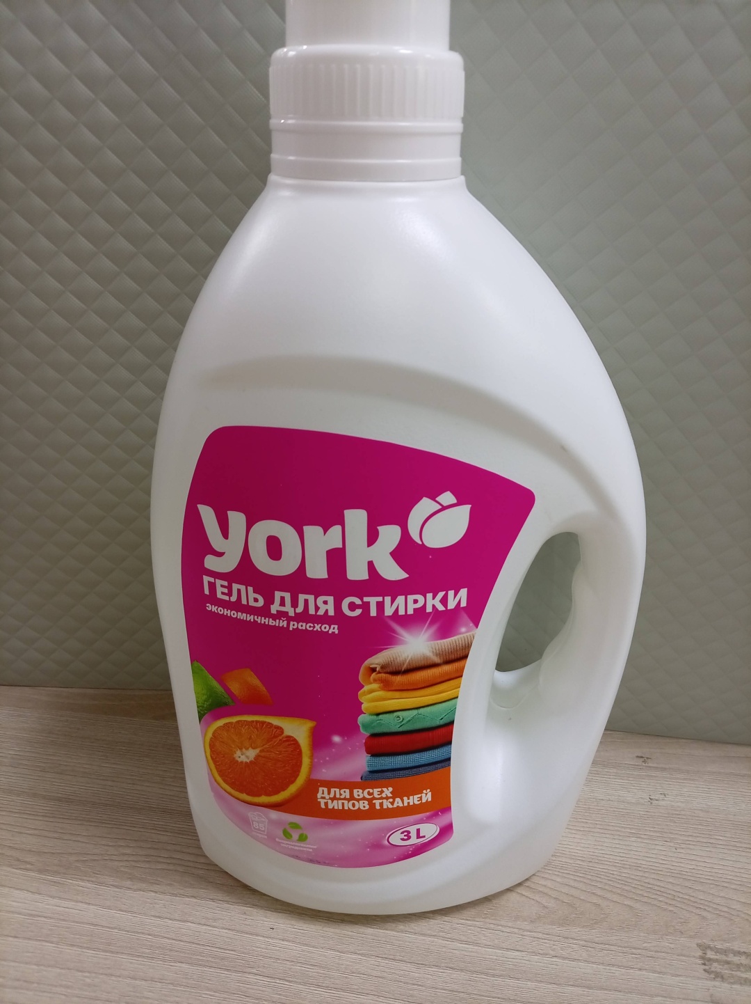 Гель для стирки YORK с цветочным ароматом 3л /Р2414