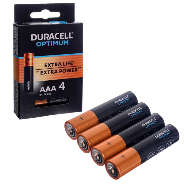 Батарейка Duracell OPTIMUM АА 4BKP CEE 4 шт/5015595