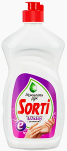 Средство для мытья посуды "SORTI" Бальзам с Витамином Е 450 гр