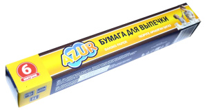 Бумага для выпечки 6м Azur (коробка) /9035