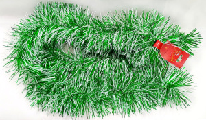 Мишура елочная зеленая