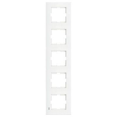 Рамка 5-п VIKO KARRE белый 90960204