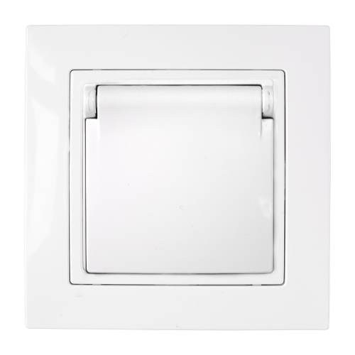 Розетка BYLECTRICA 1м СП с/з шторки РС16-356